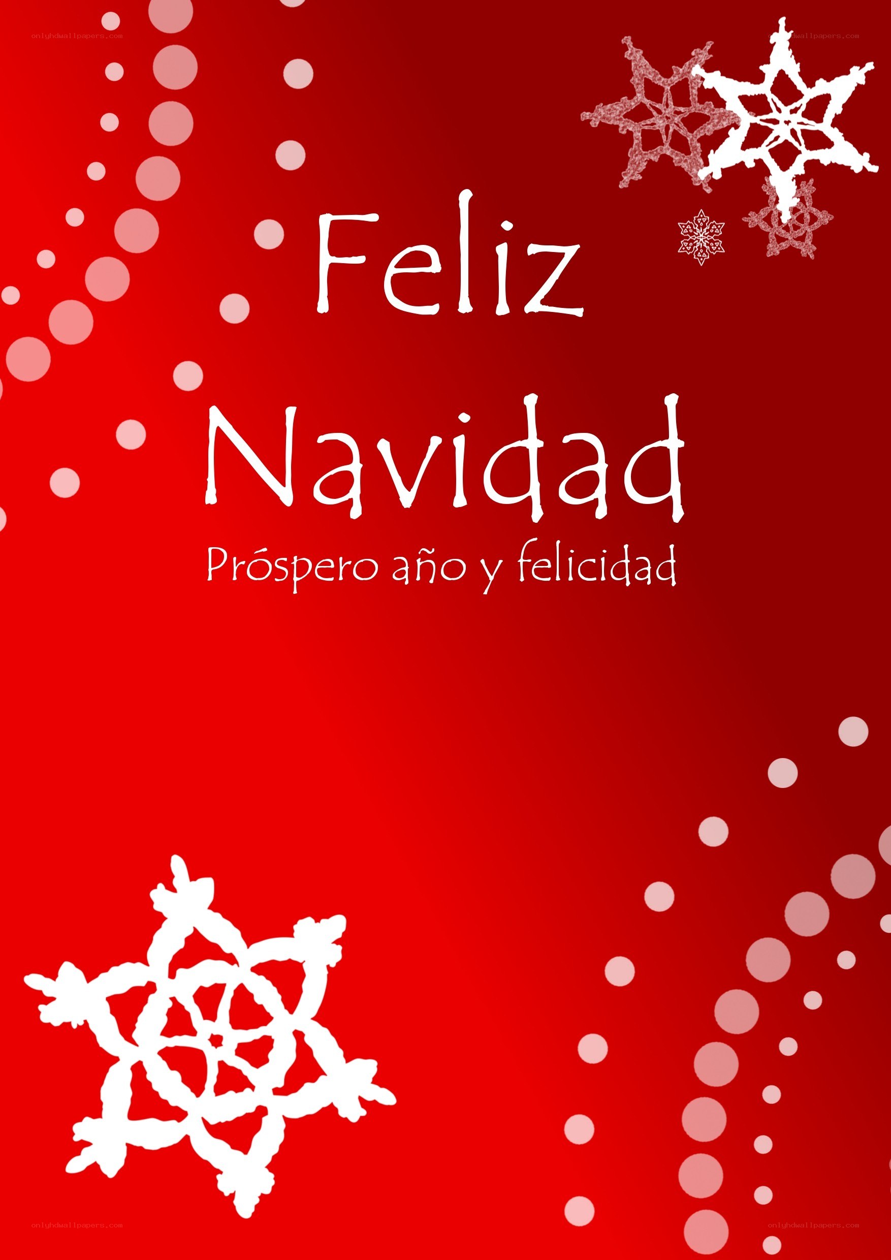 Feliz Navidad card