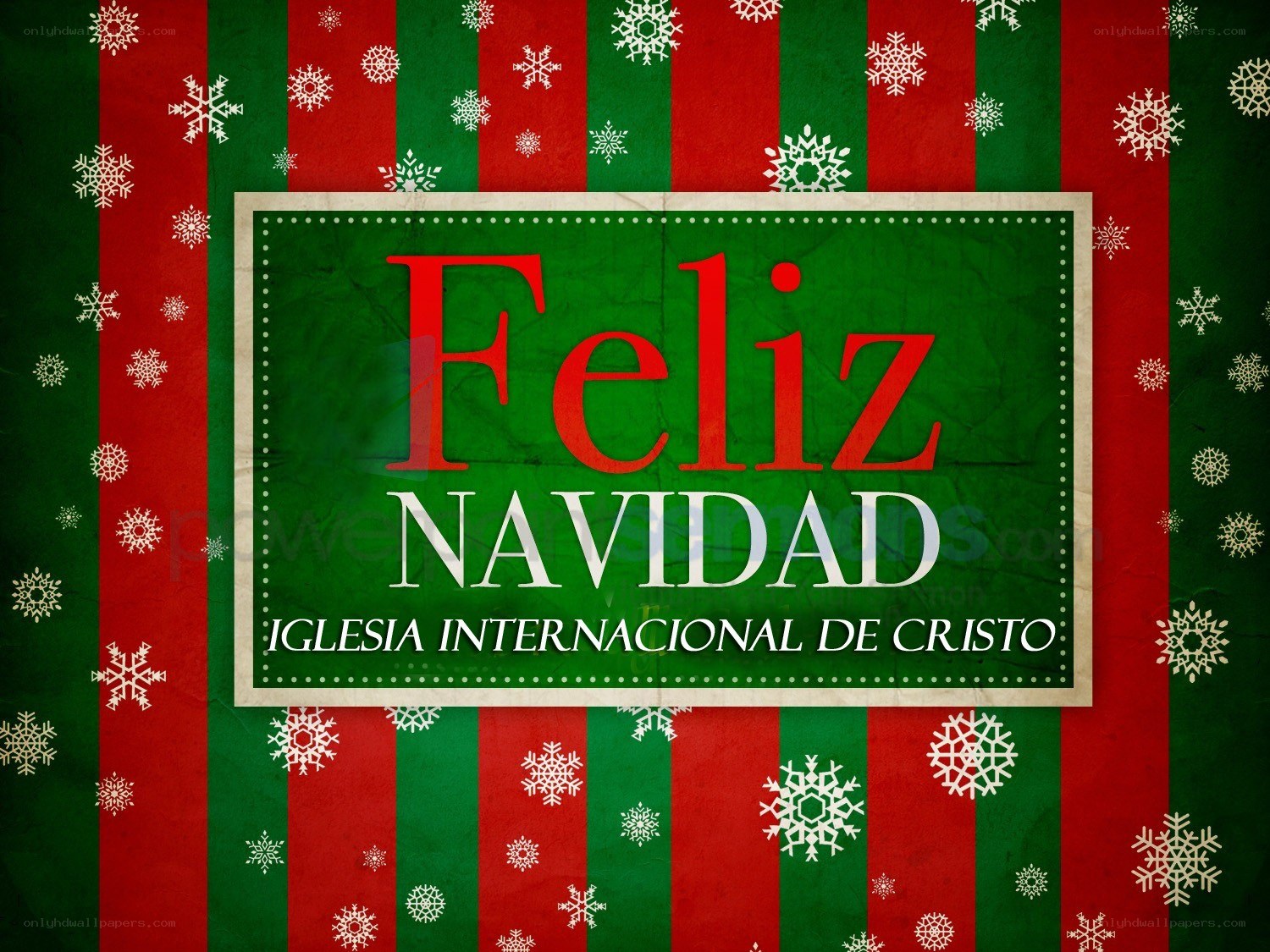 Feliz Navidad greeting card