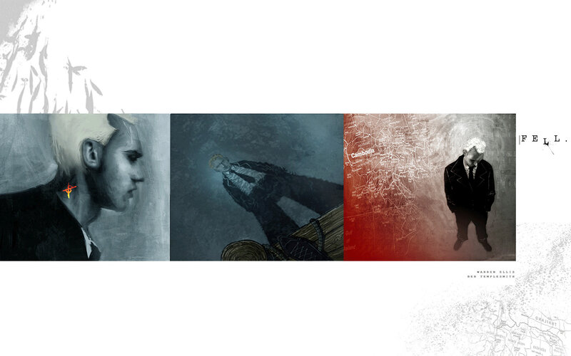 Fell album art collage