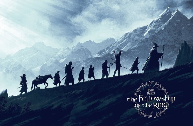 Fellowship on Mountain Path