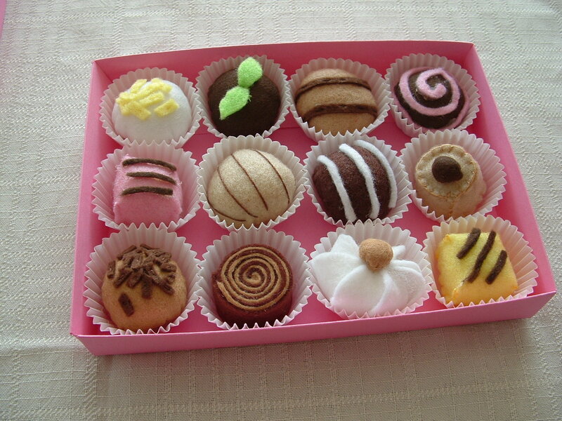Felt Chocolate Box