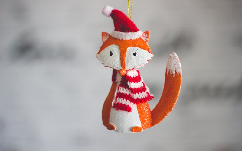 Felt Fox Ornament