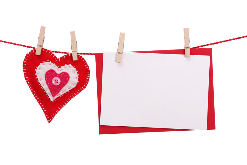 Felt Heart and Card