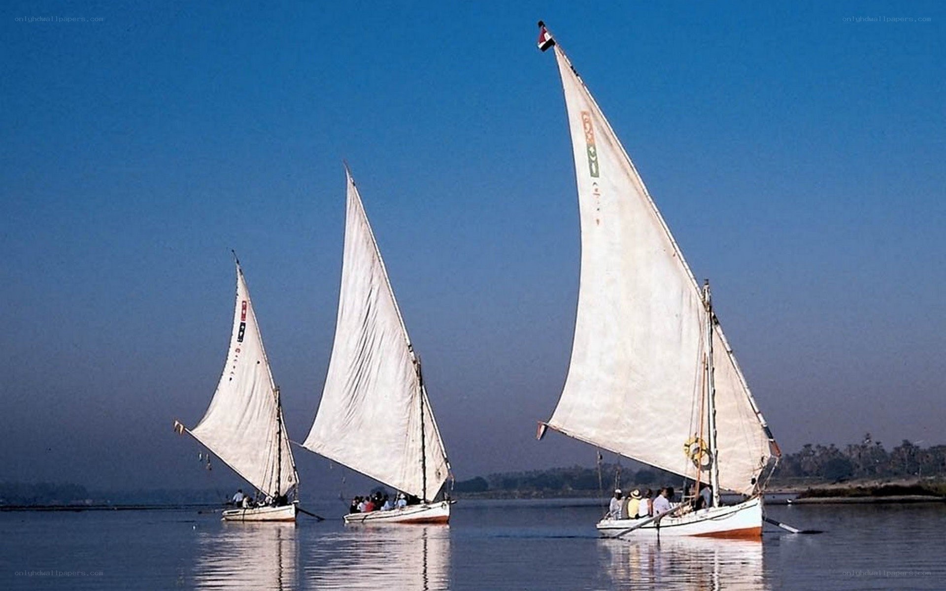 Feluccas on the Nile