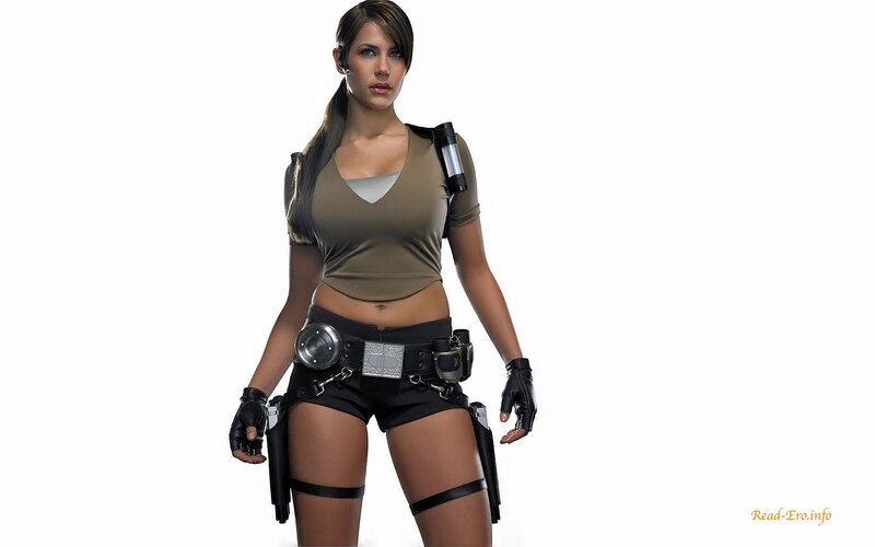 female action character in tactical gear