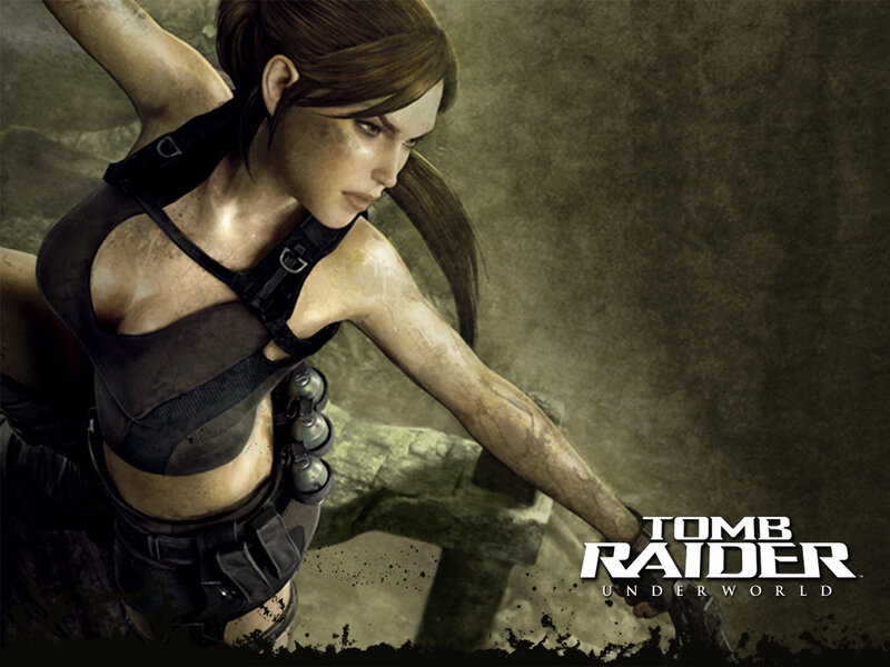 Female Adventurer in Action — Brown, Dramatic