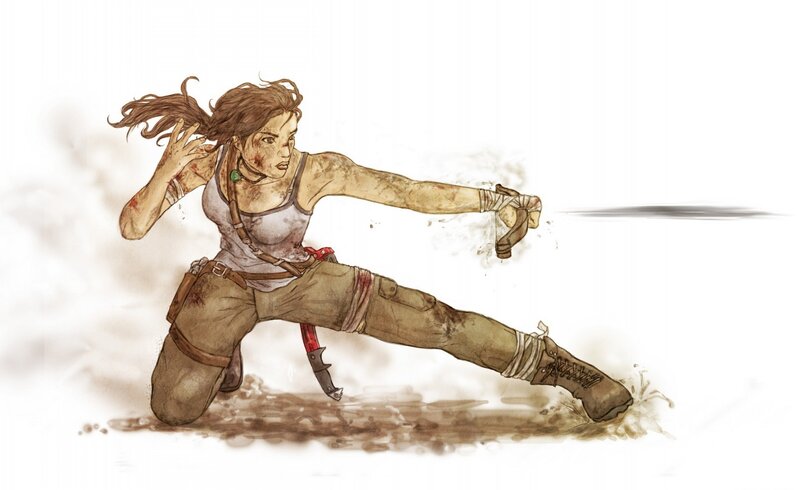 Female Adventurer in Action