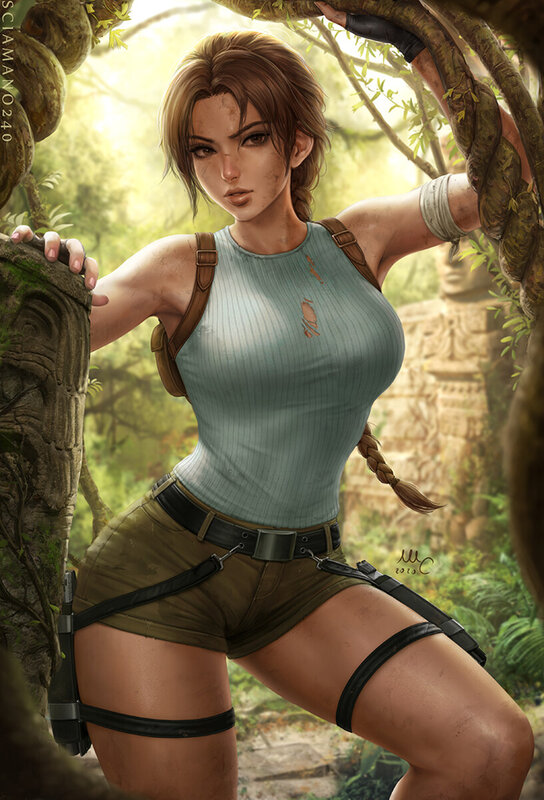 Female Adventurer in Jungle — Green, Adventurous, Afternoon