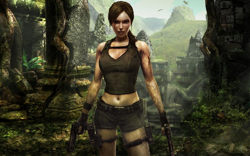 Female Adventurer in Jungle — Green, Adventurous