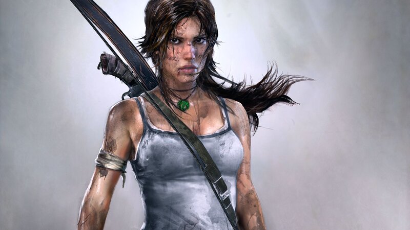 Female Adventurer with Bow — Gray, Determined