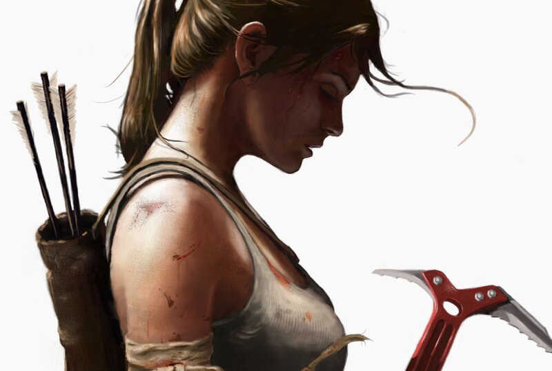 Female Adventurer with Injuries