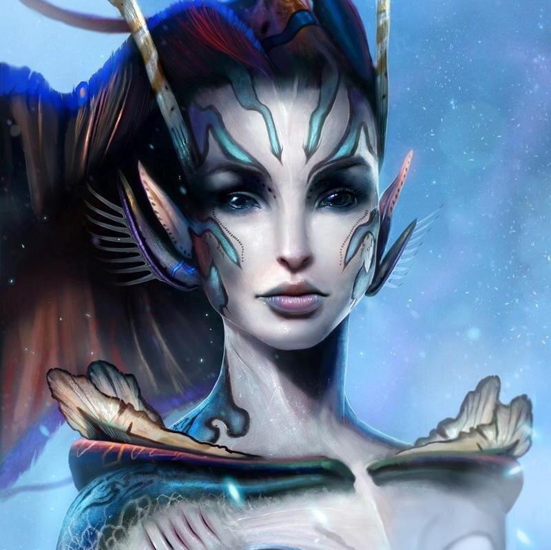 Female Alien with Markings