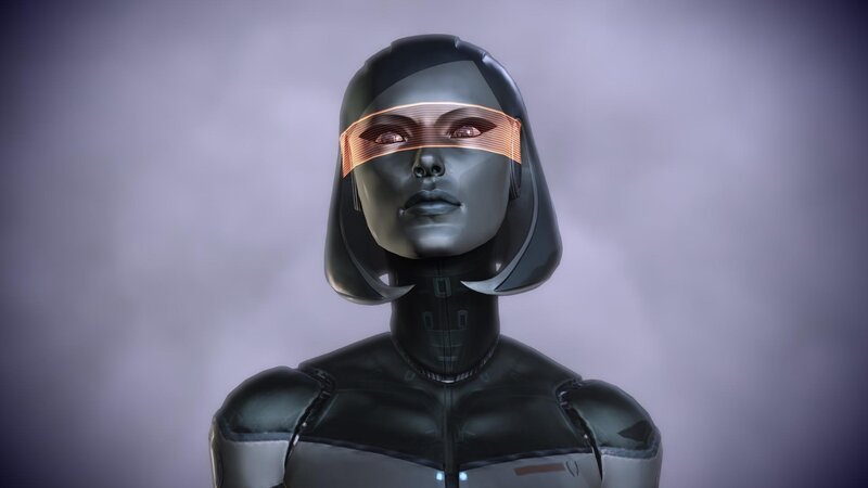 Female Android Bust