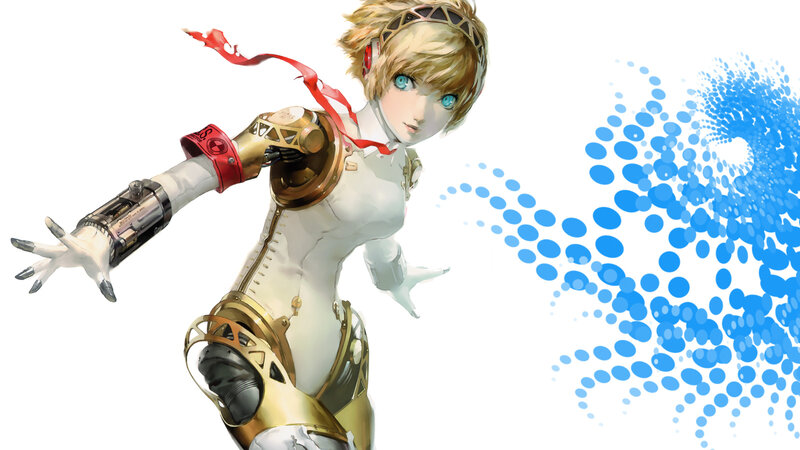 Female Android Character — White, Dynamic