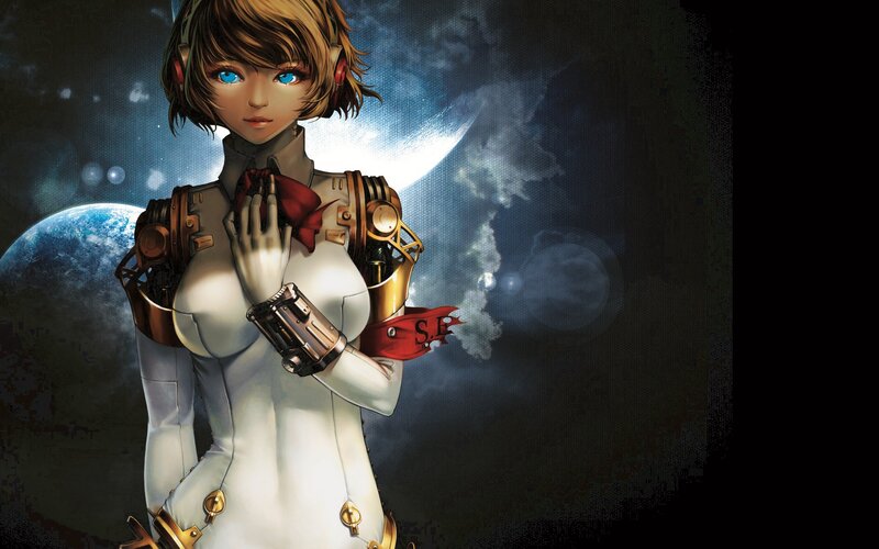 Female Android in Space