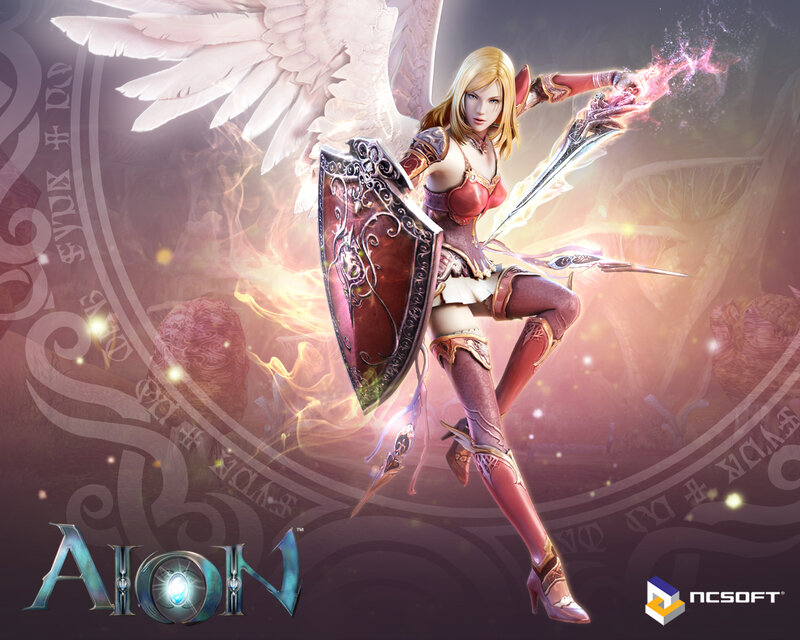 Female Angel Warrior — Purple, Dramatic, Digital Art