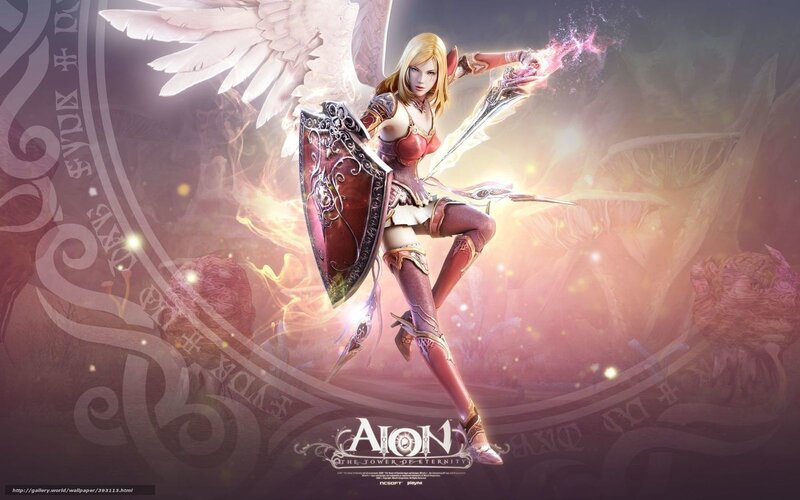 Female Angel Warrior — Purple, Dramatic, Digital Art, Wings, Shield