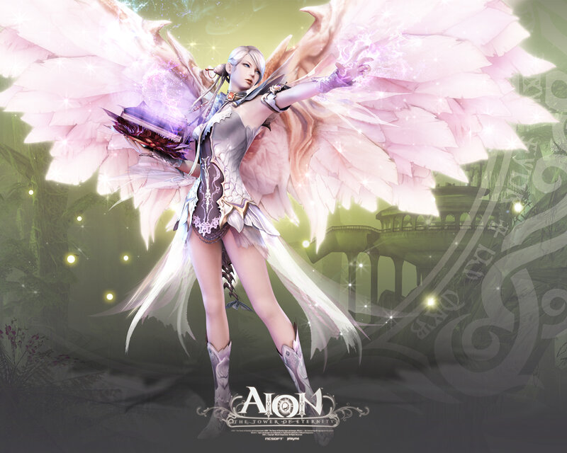 Female Angel with Wings — Pink