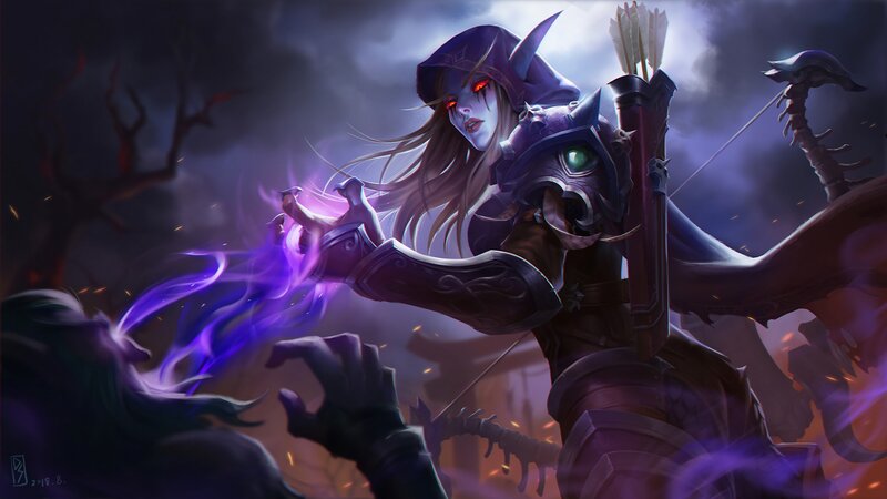 Female Archer Casting Spell