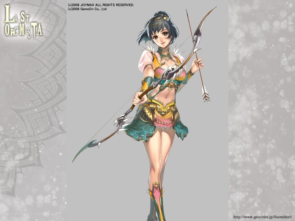Female archer character art