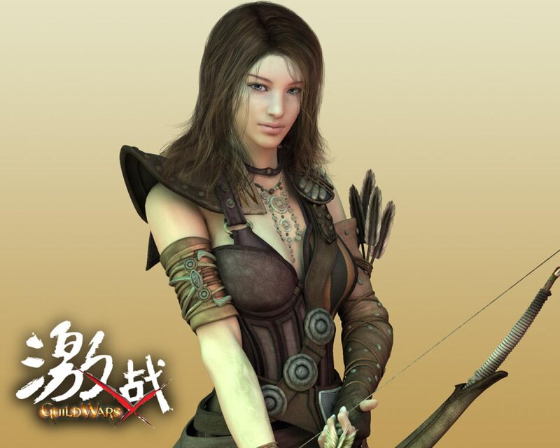 Female Archer Character — Brown, Neutral