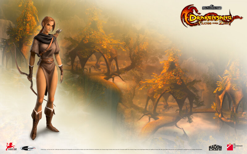 Female Archer Character — Brown