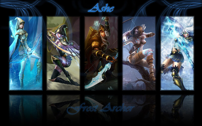 Female Archer Characters — Blue