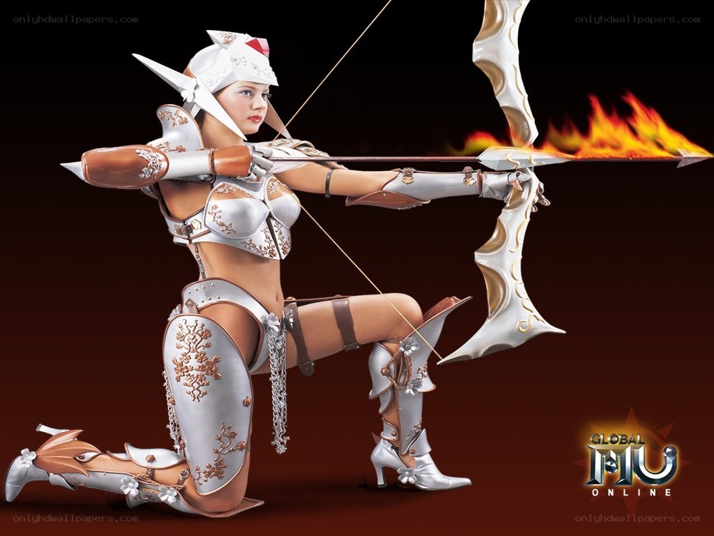female archer in armor