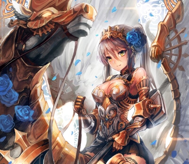 Female Archer in Armor — Brown, Dramatic, Digital Art