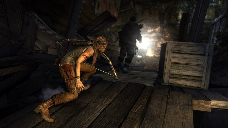 Female Archer in Combat — Brown, Tense, Dramatic, 3d Render