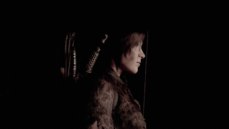 Female Archer in Profile
