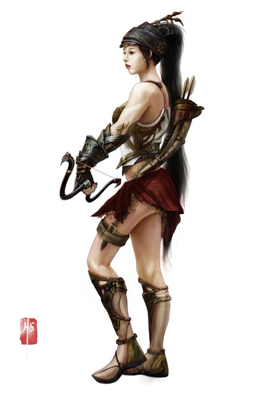 female archer warrior