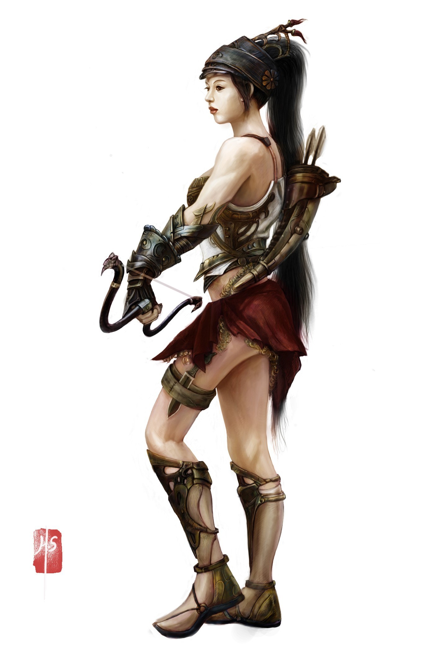 female archer warrior