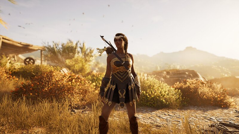 Female Archer Warrior — Brown, Serene