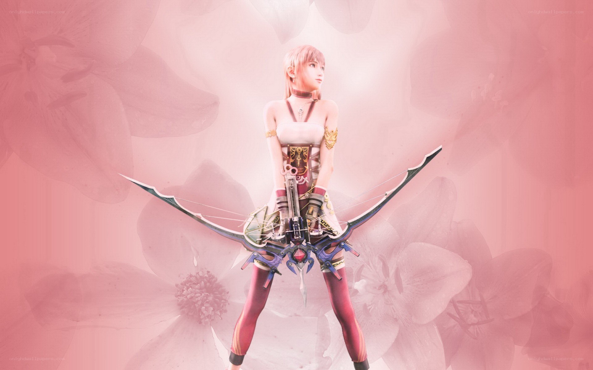 female archer with bow