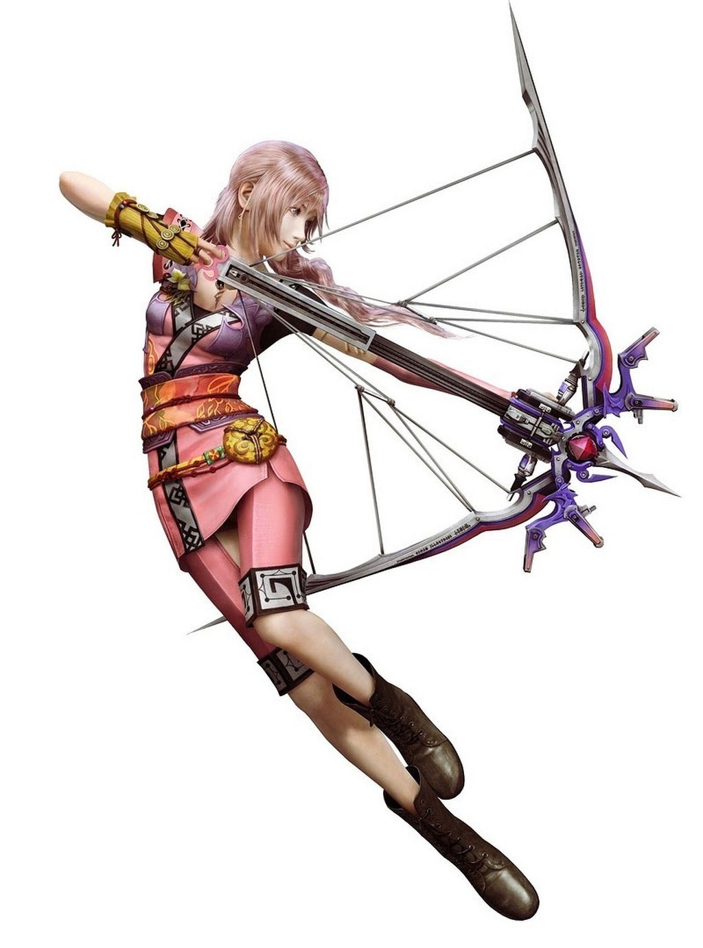 female archer with bow