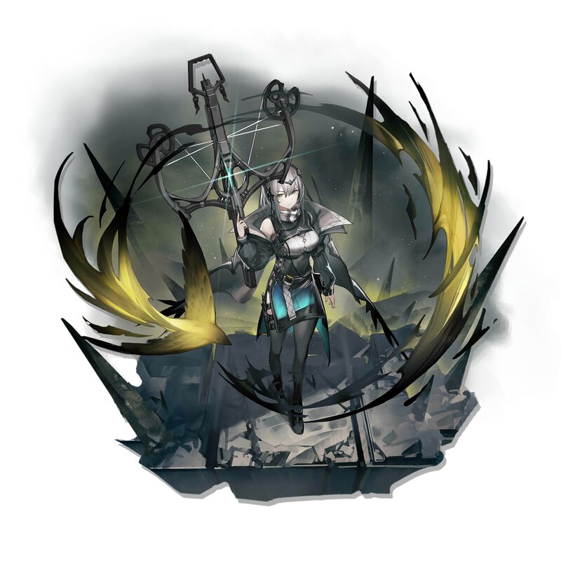 Female Archer with Bow — Black, Dramatic, Digital Art, Feather