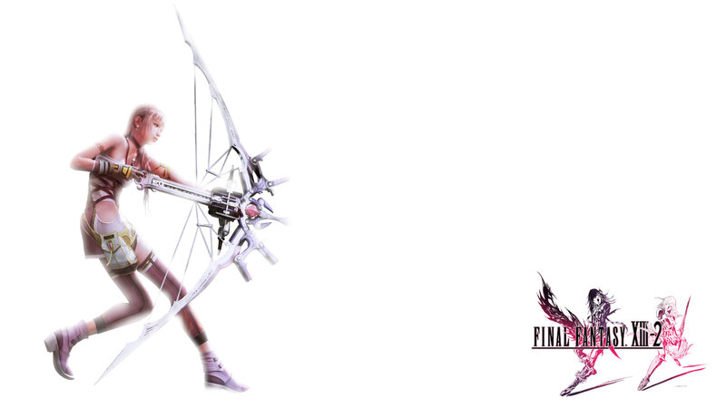 Female Archer with Bow — White, Dramatic, Digital Art