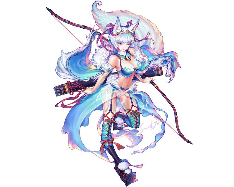 Female Archer with Fox Ears