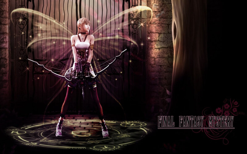 Female Archer with Wings — Purple