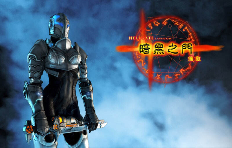 Female Armored Warrior — Blue, Dark, Dramatic