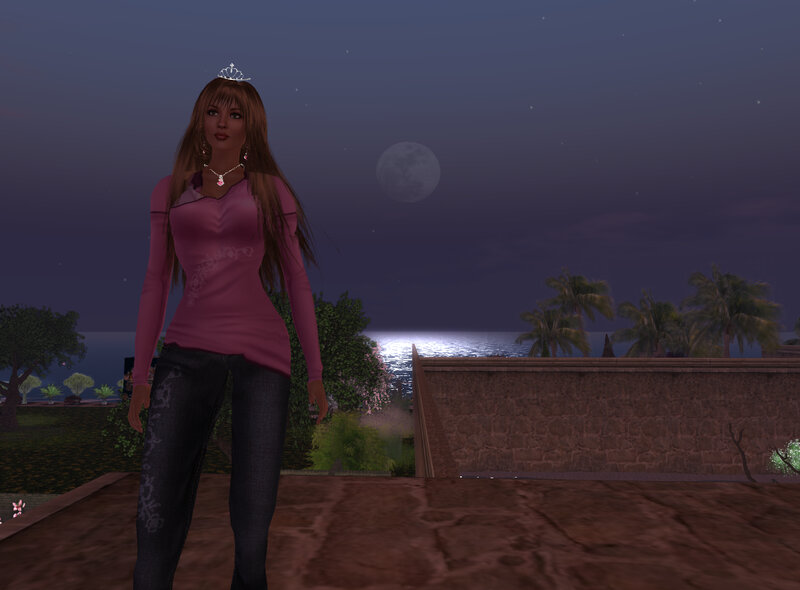 Female Avatar on Rooftop