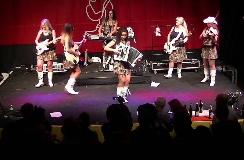 Female Band on Stage