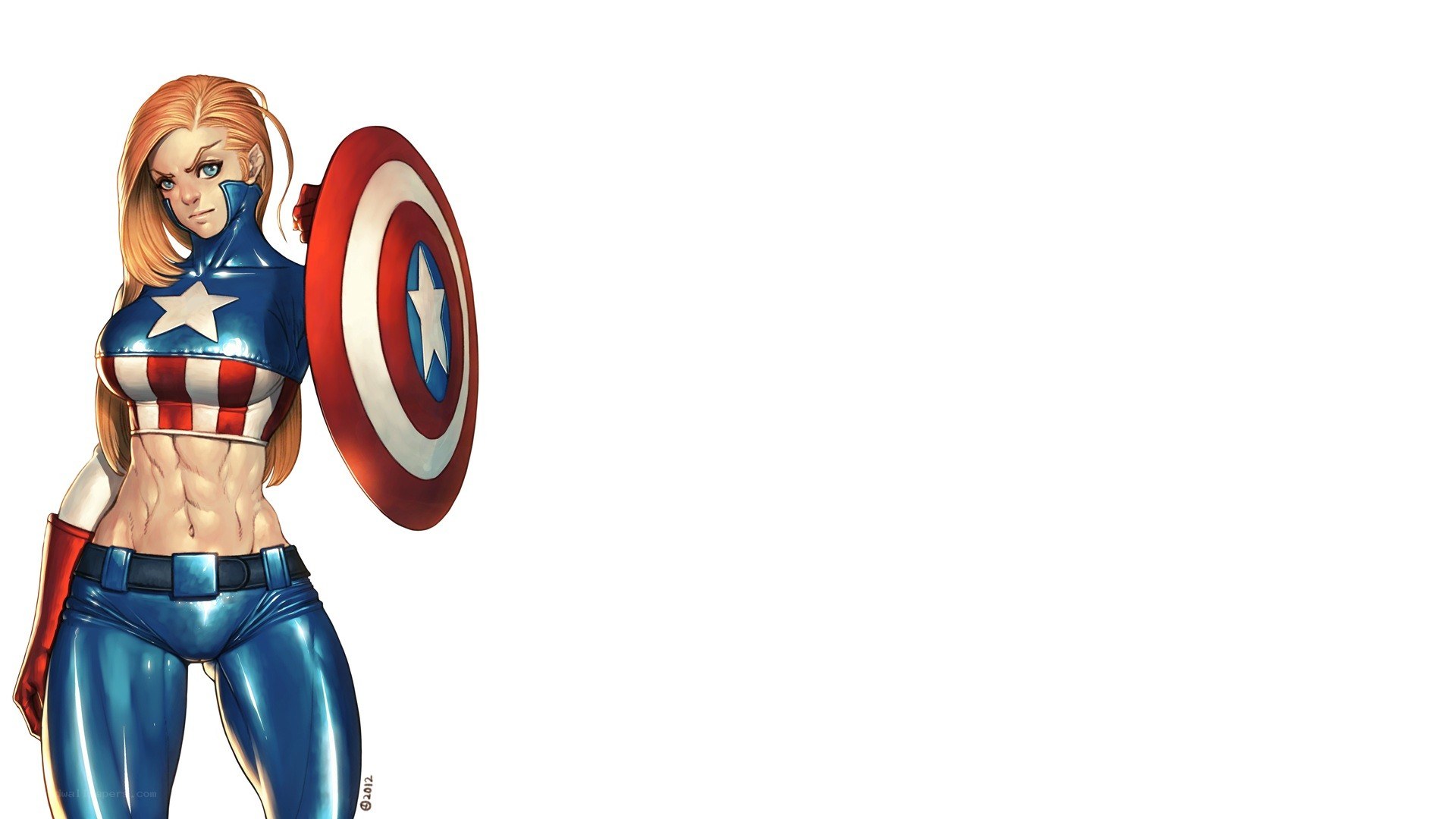 female captain america character