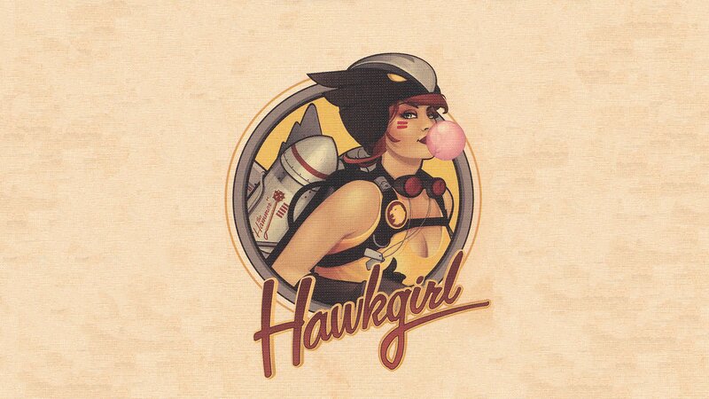 Female Character Blowing Bubble