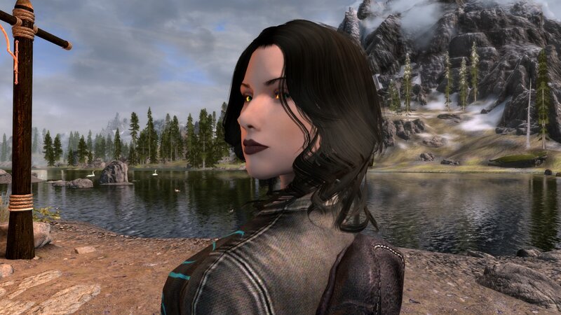 Female Character by Lake
