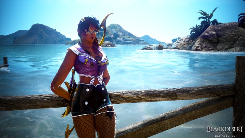 Female Character by Water