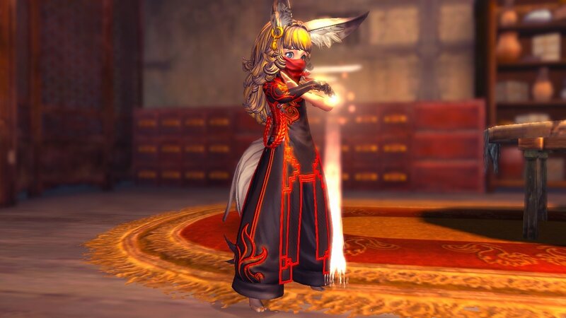 Female Character Casting Spell — Black, Dramatic, 3d Render