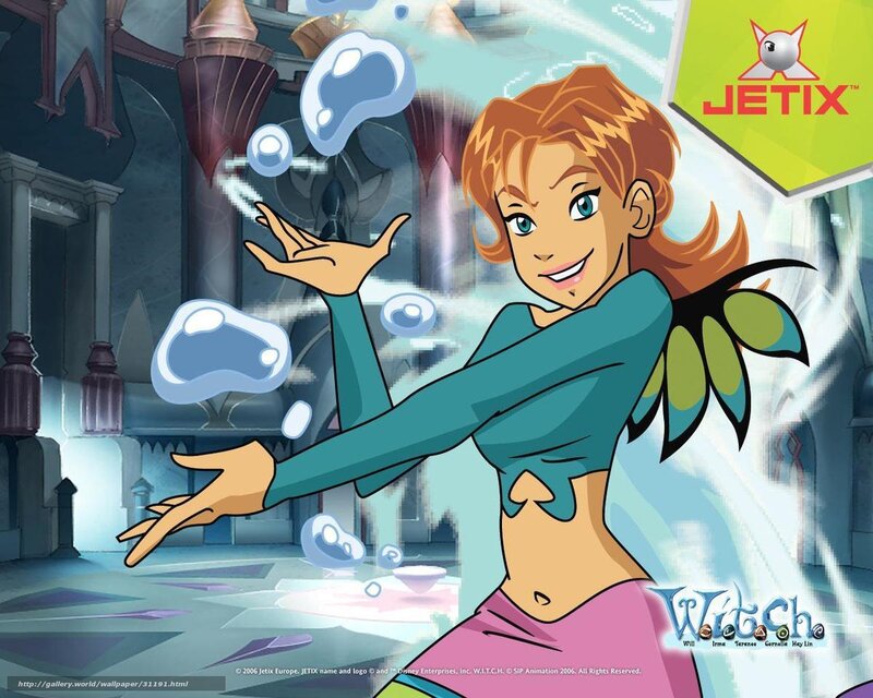 Female Character Casting Spell — Blue, Magical