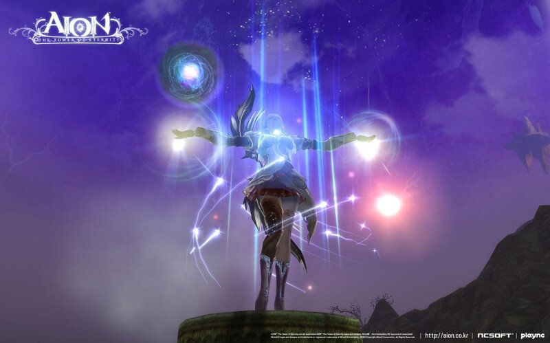 Female Character Casting Spell — Purple, Dramatic, Night, Digital Art, Magic, Light Beams